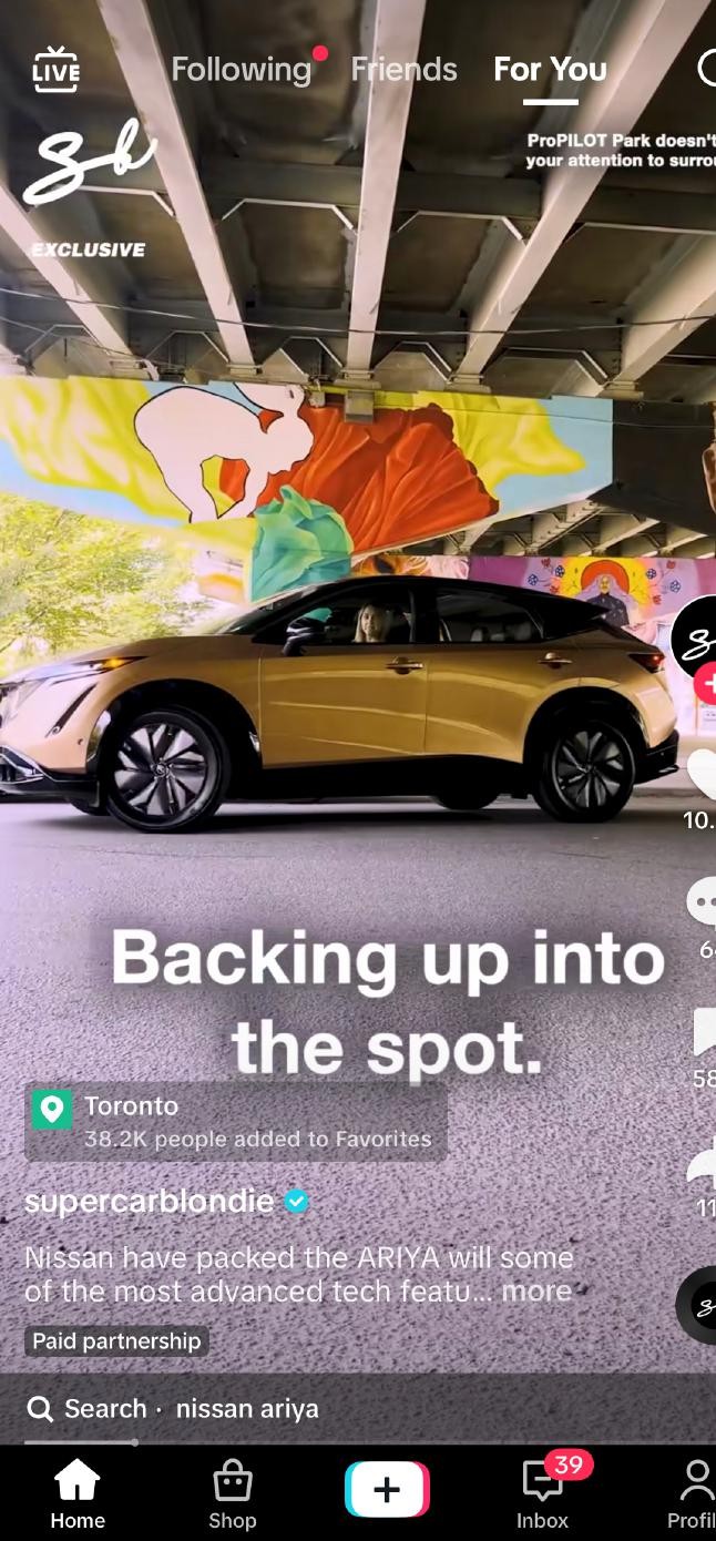 Nissan Canada campaign creative 2